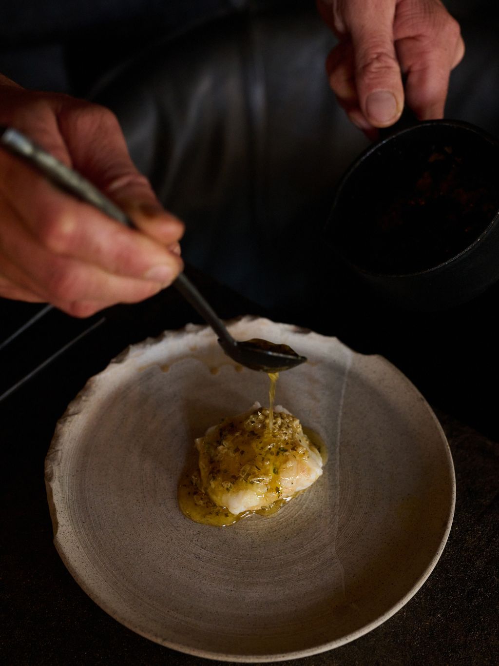 sand baked cray at Feu, Byron Bay