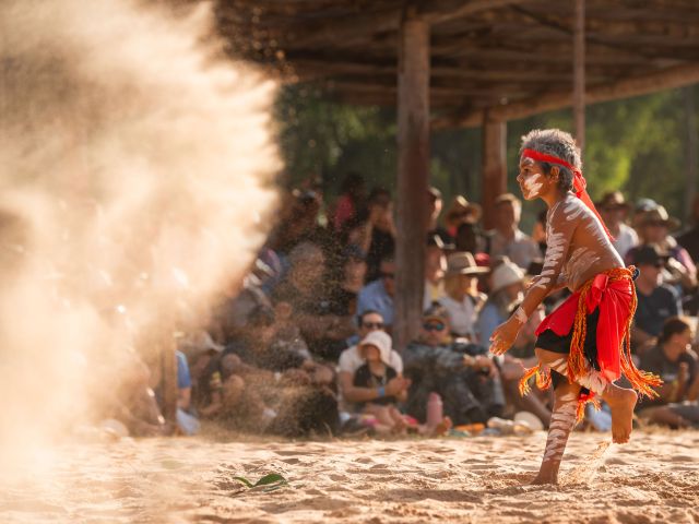 young participant at the Garma Festival Nhulunbuy arnhem land