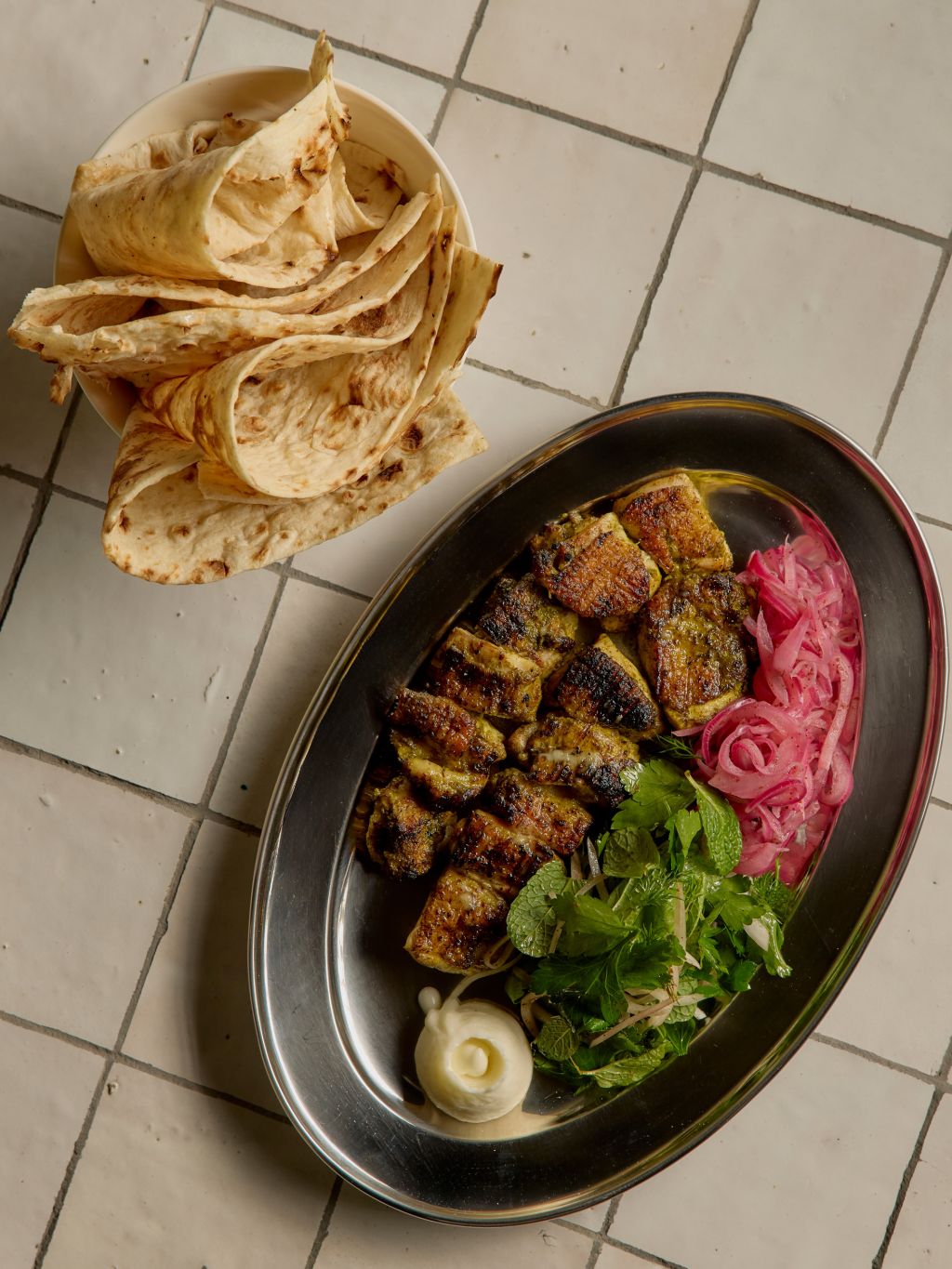 fenugreek chicken shish at Golden Avenue in Brisbane