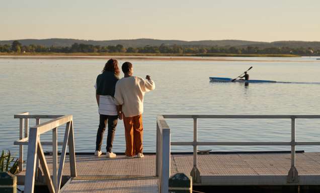 Couple by Lake Wendouree, Ballarat, Victoria