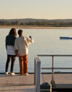Couple by Lake Wendouree, Ballarat, Victoria