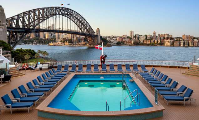 Spice H20 on Norwegian Spirit in sydney harbour