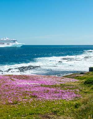 Norwegian Spirit sailing near Phillip Island