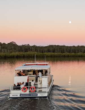 A scenic boat trip during a Noosa getaway.
