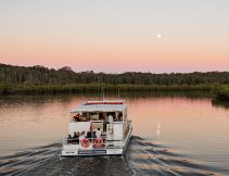 A scenic boat trip during a Noosa getaway.