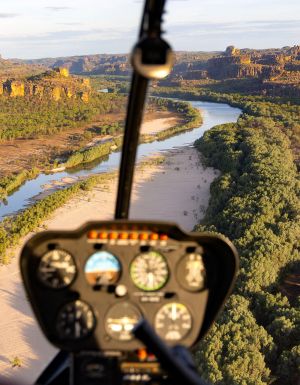 helicopter ride over kakadu only in the nt