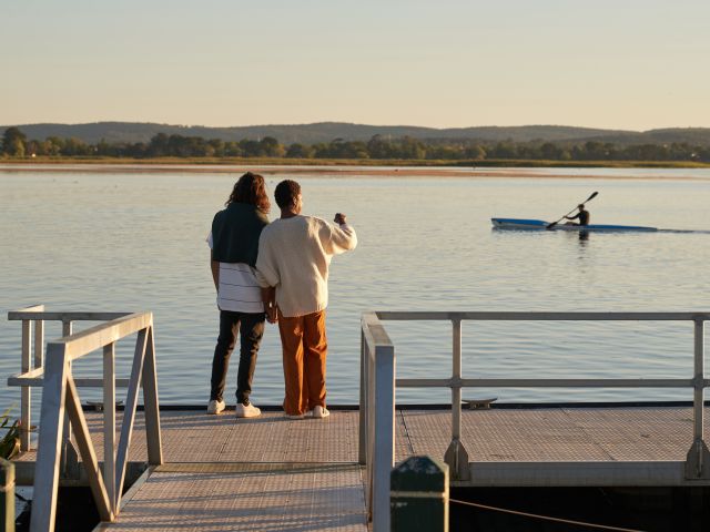 Couple by Lake Wendouree, Ballarat, Victoria