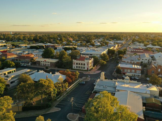 aerial of moree