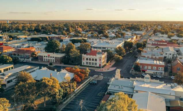 aerial of moree