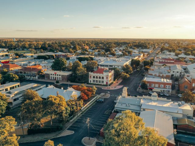 aerial of moree