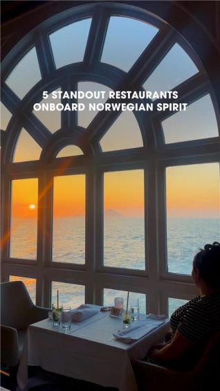 5 standout restaurants onboard Norwegian Spirit