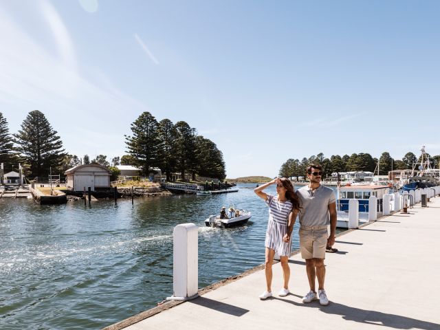 the Port Fairy waterfront