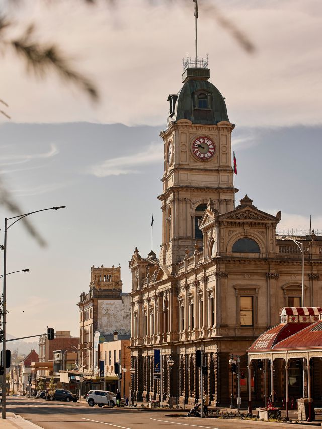 Streetscape of Sturt Street in Ballarat, Victoria