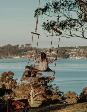 view from Anchorage Farm Narooma