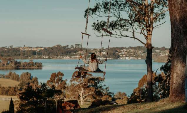 view from Anchorage Farm Narooma