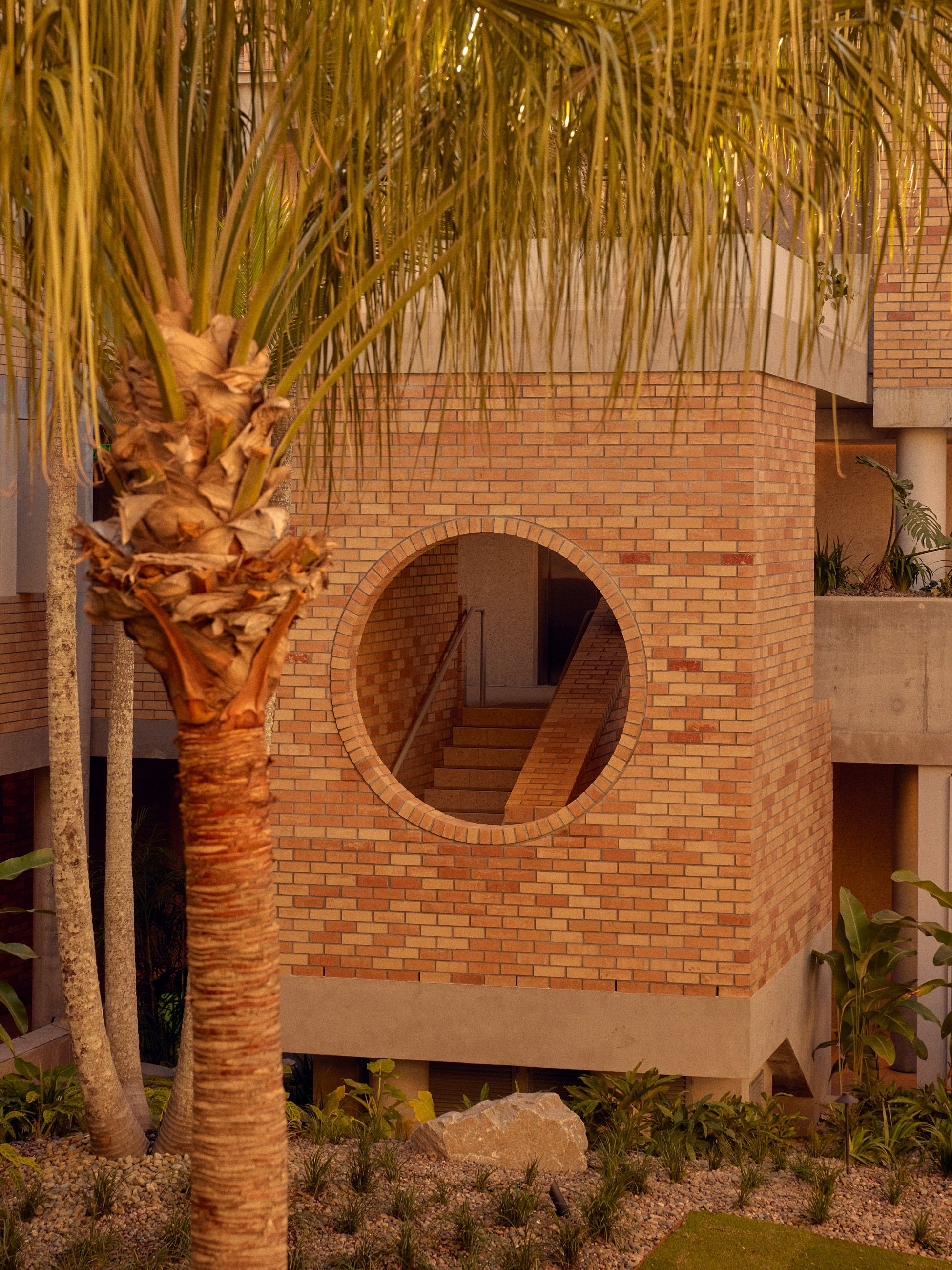 courtyard at Bonobo by Raes