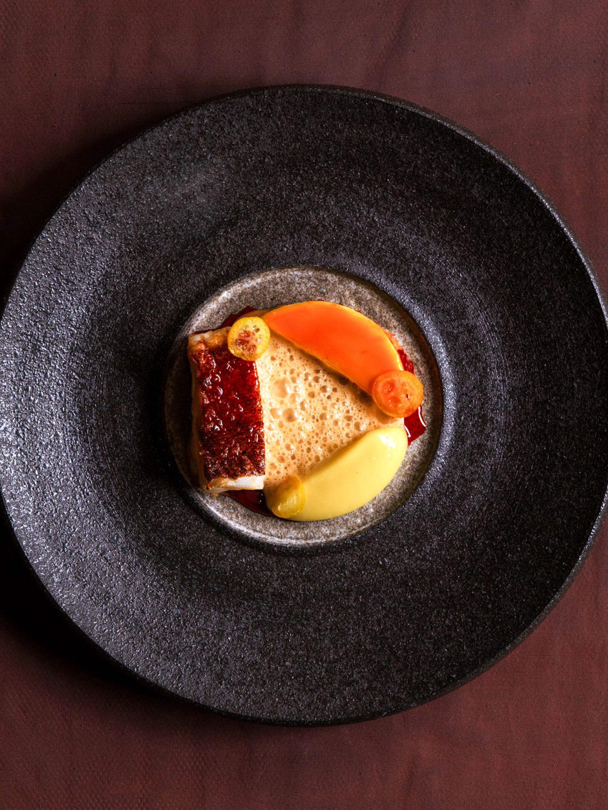 A creative dish at Yiaga, Melbourne