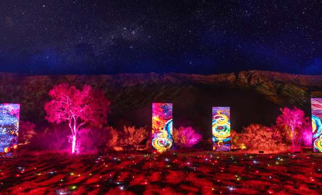 Parrtjima festival in Alice Springs