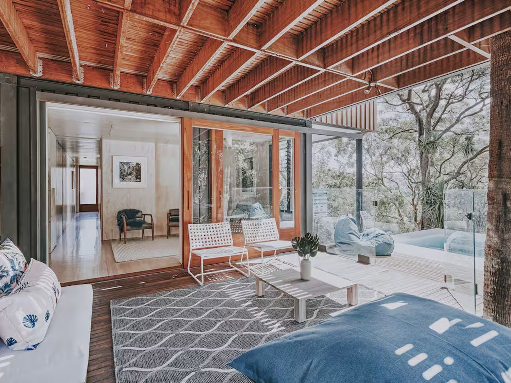 Palm Pavilion airbnb in NSW patio