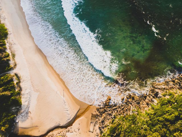 Elizabeth Beach in Forster