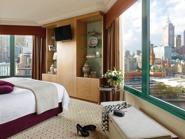 The Langham Melbourne bedroom suite