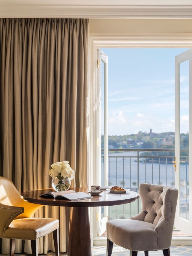 The Langham Sydney water front room view