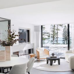 Living area in the Manly Pacific Infinity Residence