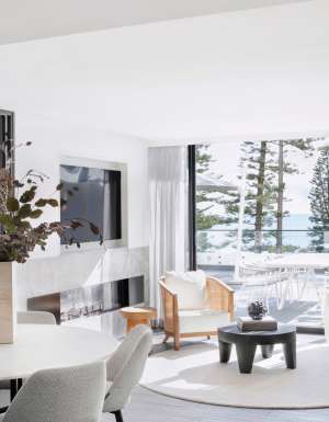 Living area in the Manly Pacific Infinity Residence