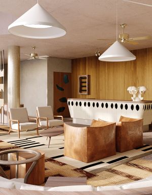 The lobby area of The Bonobo by Raes