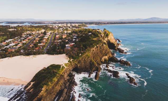 One Mile Beach in Forster