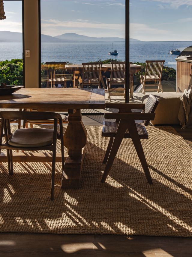 ocean views from Cooinda dining room