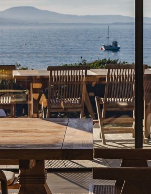 ocean views from Cooinda dining room