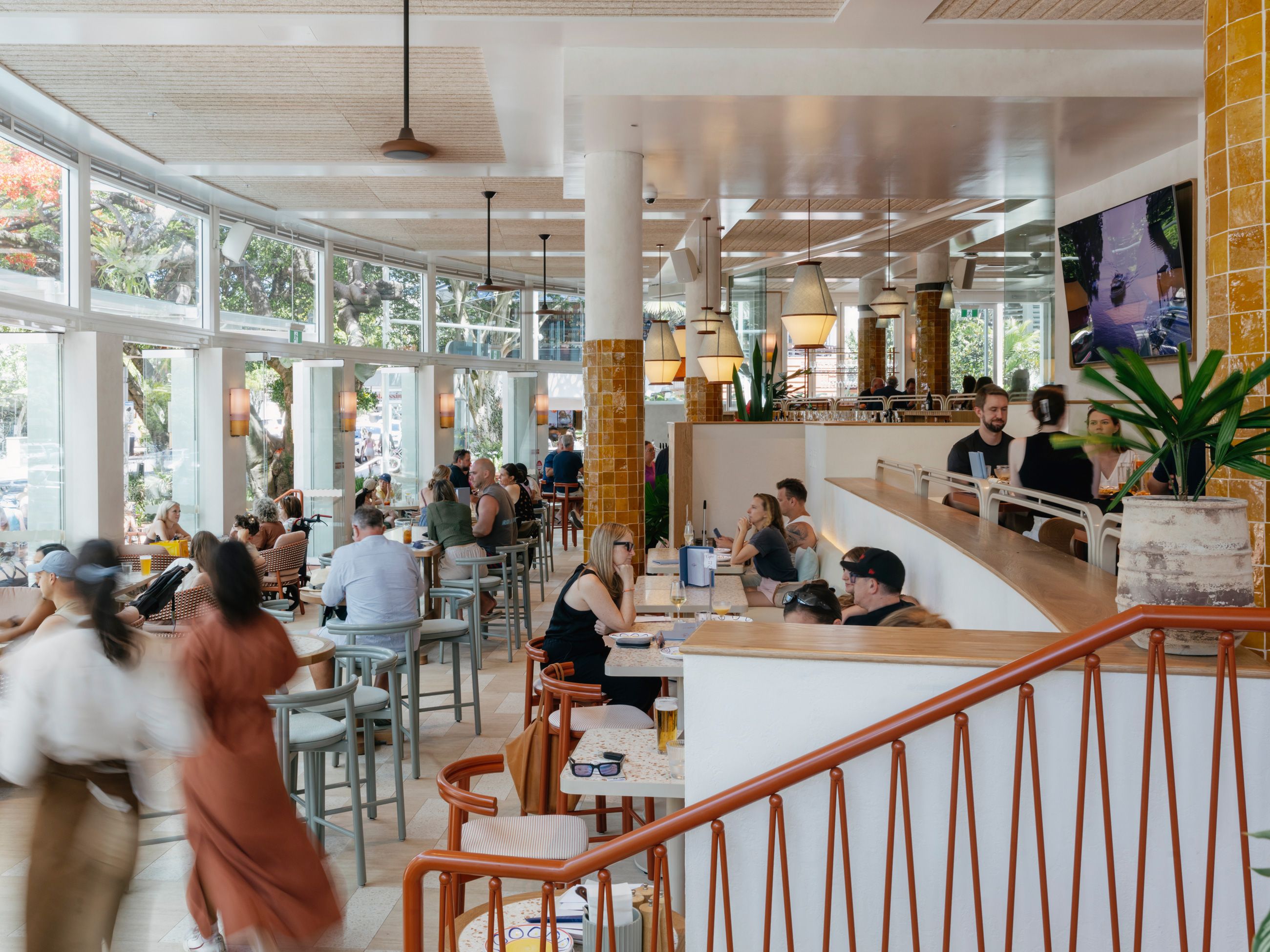 the dining interior of Cibaria Noosa
