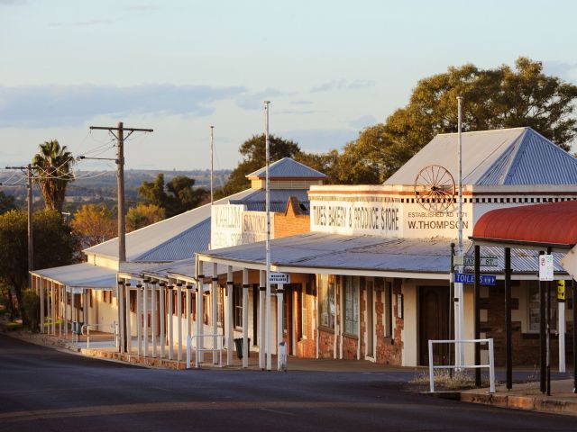 gulgong streetscape nsw