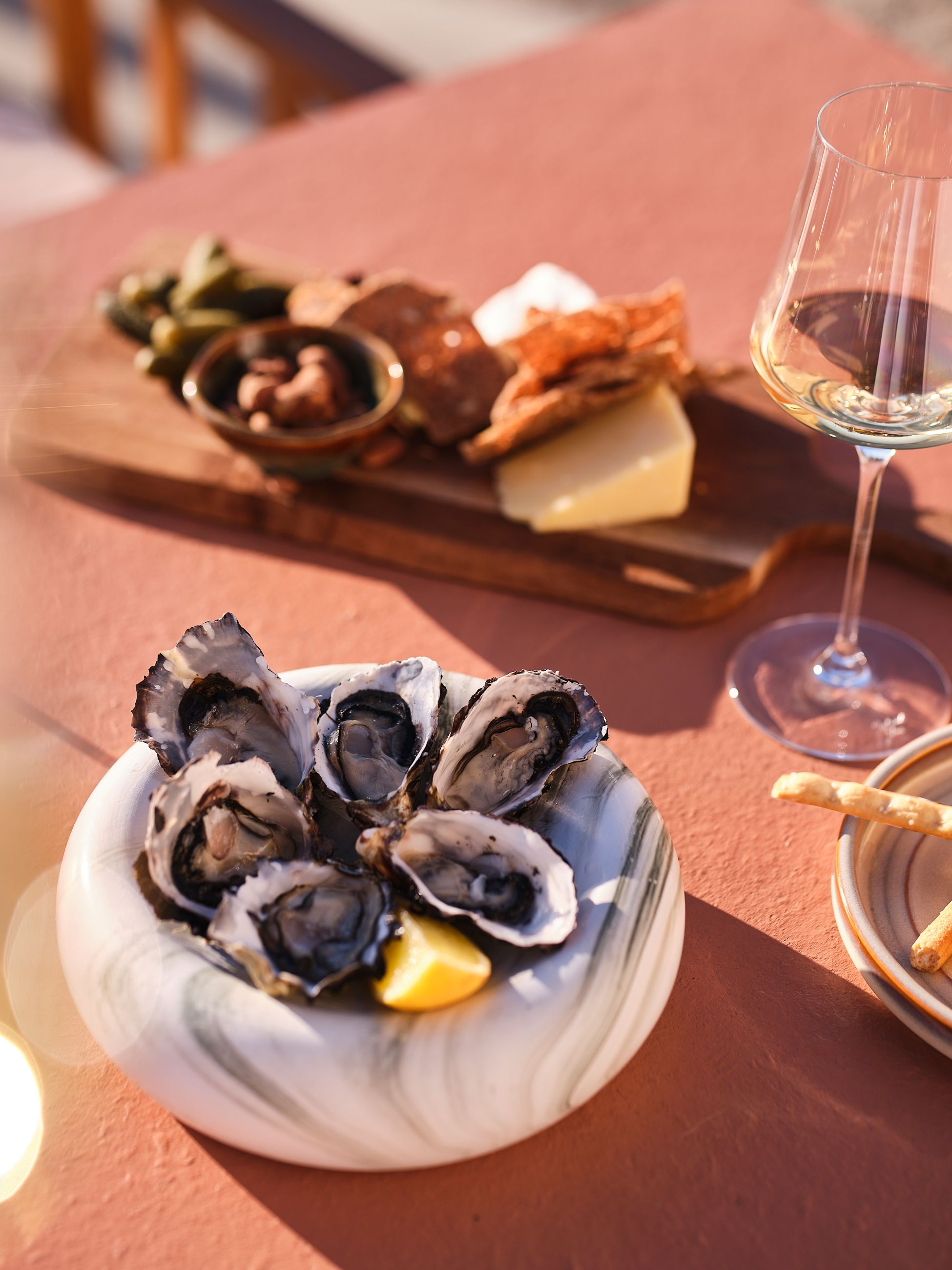 Oysters at Le Gulch in Bicheno