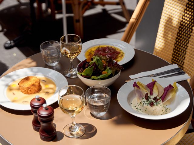 table spread at Lucette bowral
