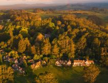 aerial of Ardour Milton Park Bowral in winter