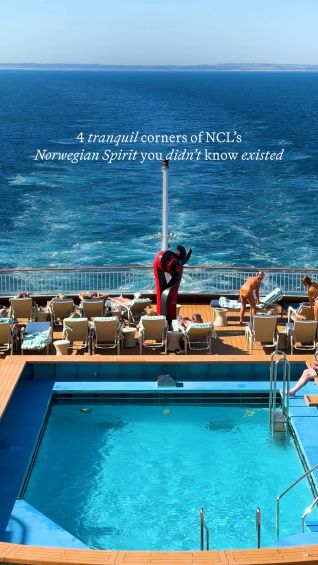 4 peaceful spots on Norwegian Spirit perfect for adults