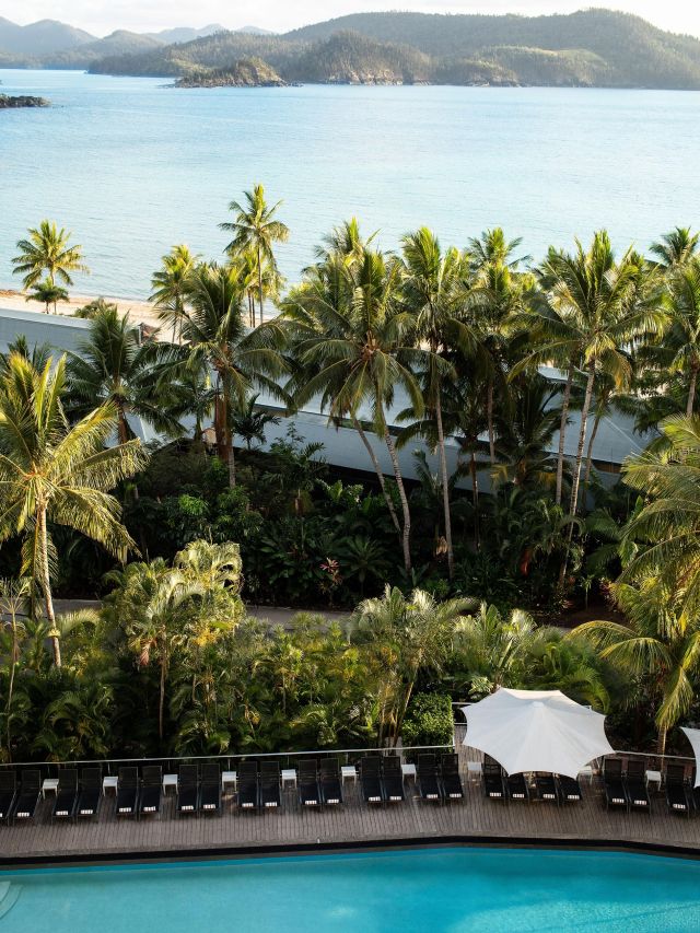 Reef View Hotel Pool Terrace hamilton island multi-gen travel