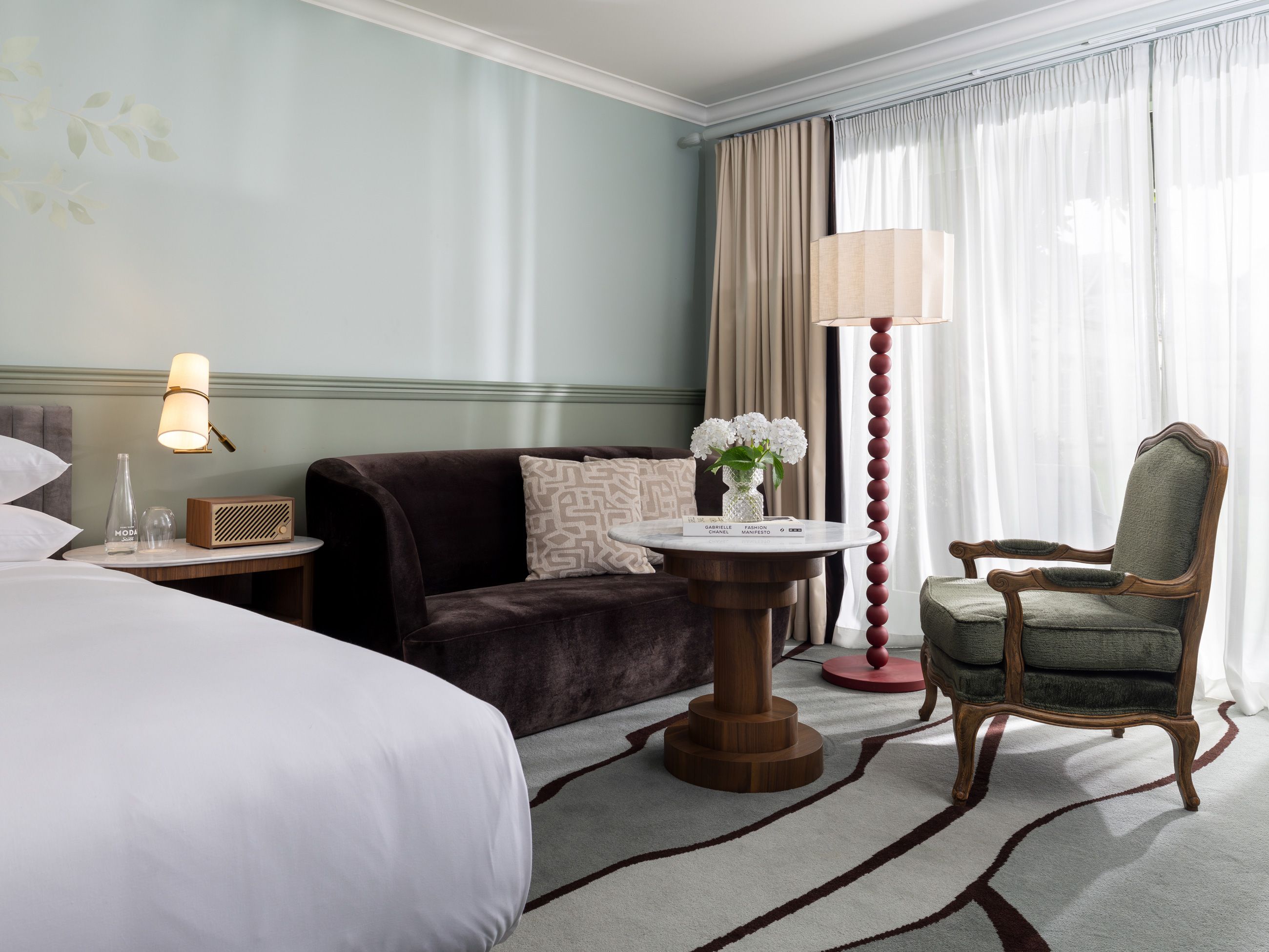 Sage Green Garden Terrace room at Ardour Milton Park