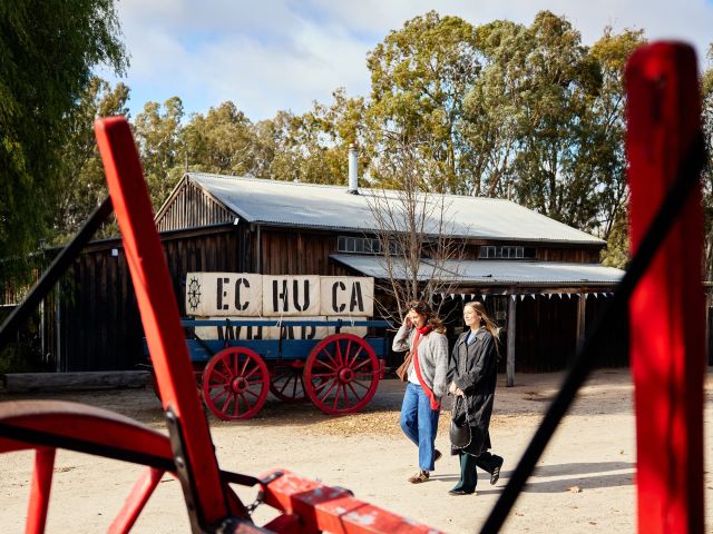 historic wharf precinct at the Port of Echuca