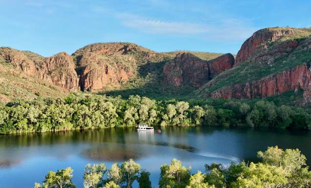 Kimberley Spirit floating hotel