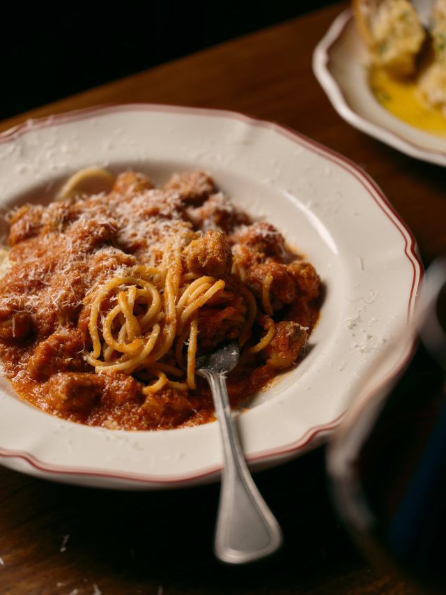 spaghetti at Vitellis