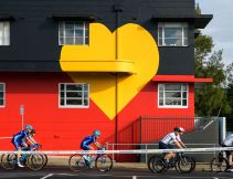 Racing on Molesworth Steet, Lismore for the BBCC Lismore Cycling Festival