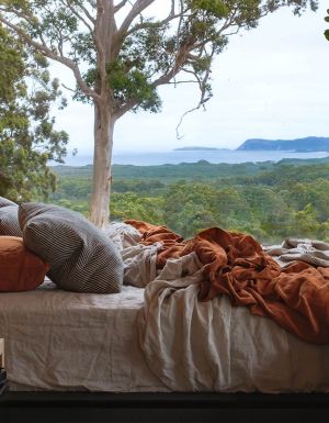 inside a cabin at heyscape denmar Western australia