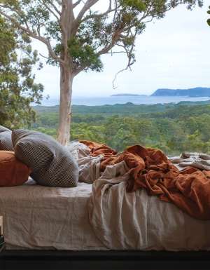 inside a cabin at heyscape denmar Western australia