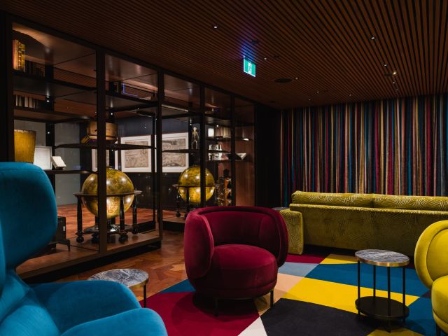 Mona library Phrontisterion couches