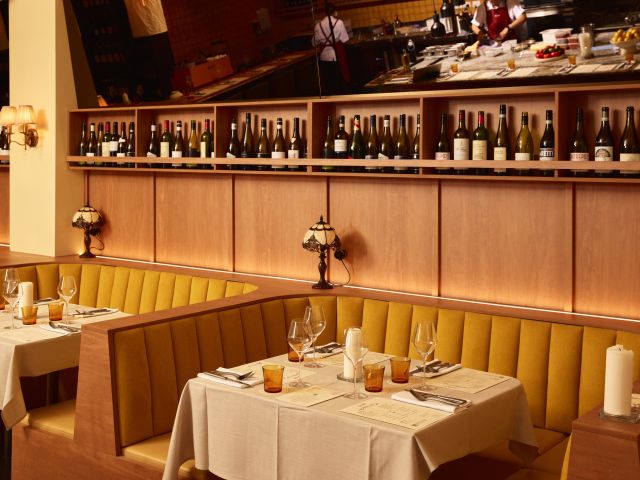 Interiors of Spaghetti Club in Melbourne