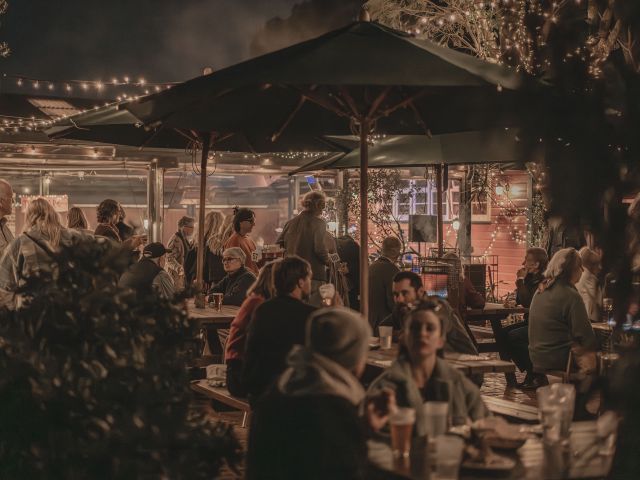Lismore's vibrant villages have Patrons enjoying a night out at Eltham Hotel.