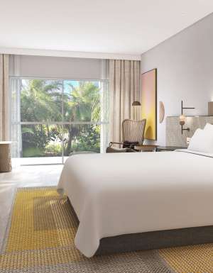 Guest room at hilton palm cove cairns resort and spa
